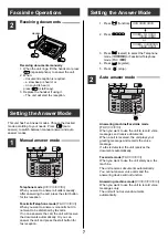 Preview for 7 page of Panasonic KX-PW12CL, KX-PW12CLW, KX-PW22 Quick Reference Manual