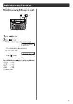 Предварительный просмотр 19 страницы Panasonic KX-PW16CL Quick Reference Manual