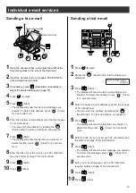 Preview for 19 page of Panasonic KX-PW36CL Quick Reference Manual