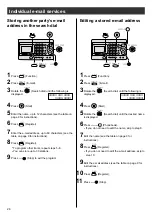 Предварительный просмотр 26 страницы Panasonic KX-PW37CL Quick Reference Manual