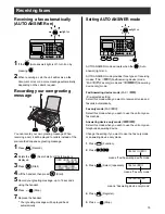 Предварительный просмотр 15 страницы Panasonic KX-PW38CL Quick Reference Manual