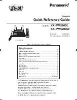 Panasonic KX-PW520DL Quick Reference Manual preview