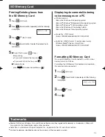 Предварительный просмотр 23 страницы Panasonic KX-PW520DL Quick Reference Manual