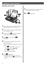 Предварительный просмотр 22 страницы Panasonic KX-PW92CW Quick Reference Manual