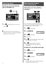 Preview for 16 page of Panasonic KX-PW95CL Quick Reference Manual