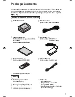 Preview for 3 page of Panasonic KX-PX20M - Photo Printer - 20 Sheets Operating Instructions Manual