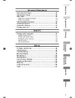 Preview for 5 page of Panasonic KX-PX20M - Photo Printer - 20 Sheets Operating Instructions Manual