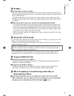 Preview for 11 page of Panasonic KX-PX20M - Photo Printer - 20 Sheets Operating Instructions Manual