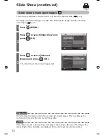 Предварительный просмотр 62 страницы Panasonic KX-PX20M - Photo Printer - 20 Sheets Operating Instructions Manual