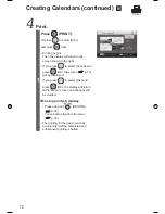 Preview for 72 page of Panasonic KX-PX20M - Photo Printer - 20 Sheets Operating Instructions Manual