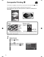 Предварительный просмотр 74 страницы Panasonic KX-PX20M - Photo Printer - 20 Sheets Operating Instructions Manual