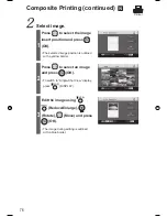 Предварительный просмотр 76 страницы Panasonic KX-PX20M - Photo Printer - 20 Sheets Operating Instructions Manual