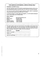 Preview for 5 page of Panasonic KX-S300 Operating Instructions Manual