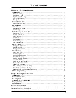 Preview for 3 page of Panasonic KX-T206E User Manual