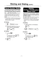 Preview for 8 page of Panasonic KX-T2322A Operating Instructions Manual