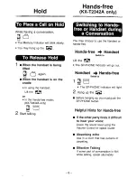 Preview for 10 page of Panasonic KX-T2322A Operating Instructions Manual