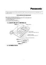 Предварительный просмотр 2 страницы Panasonic KX-T2371MXW Service Manual