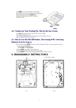 Предварительный просмотр 5 страницы Panasonic KX-T2371MXW Service Manual