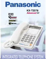 Preview for 1 page of Panasonic KX-T2378 Specifications