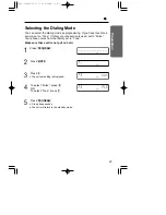 Preview for 11 page of Panasonic KX-T2378JXW Operating Instructions Manual