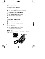 Предварительный просмотр 24 страницы Panasonic KX-T2378JXW Operating Instructions Manual