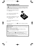 Предварительный просмотр 32 страницы Panasonic KX-T2378JXW Operating Instructions Manual