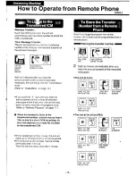 Предварительный просмотр 20 страницы Panasonic KX-T2429 Operating Instructions Manual