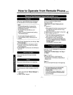 Preview for 18 page of Panasonic KX-T2445BA Operating Instructions Manual