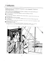 Предварительный просмотр 2 страницы Panasonic KX-T2740 - Easa-phone Integrated Telephone Mini-Cassette Answering System Operating Instructions Manual