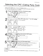 Предварительный просмотр 18 страницы Panasonic KX-T2740 - Easa-phone Integrated Telephone Mini-Cassette Answering System Operating Instructions Manual