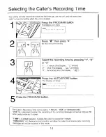 Предварительный просмотр 21 страницы Panasonic KX-T2740 - Easa-phone Integrated Telephone Mini-Cassette Answering System Operating Instructions Manual