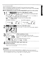 Предварительный просмотр 23 страницы Panasonic KX-T2740 - Easa-phone Integrated Telephone Mini-Cassette Answering System Operating Instructions Manual