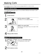 Предварительный просмотр 27 страницы Panasonic KX-T2740 - Easa-phone Integrated Telephone Mini-Cassette Answering System Operating Instructions Manual