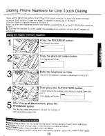 Предварительный просмотр 37 страницы Panasonic KX-T2740 - Easa-phone Integrated Telephone Mini-Cassette Answering System Operating Instructions Manual