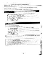 Предварительный просмотр 46 страницы Panasonic KX-T2740 - Easa-phone Integrated Telephone Mini-Cassette Answering System Operating Instructions Manual