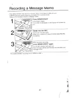 Предварительный просмотр 48 страницы Panasonic KX-T2740 - Easa-phone Integrated Telephone Mini-Cassette Answering System Operating Instructions Manual