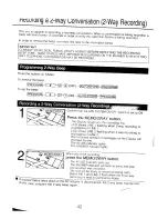 Предварительный просмотр 49 страницы Panasonic KX-T2740 - Easa-phone Integrated Telephone Mini-Cassette Answering System Operating Instructions Manual