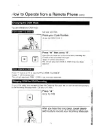 Предварительный просмотр 58 страницы Panasonic KX-T2740 - Easa-phone Integrated Telephone Mini-Cassette Answering System Operating Instructions Manual