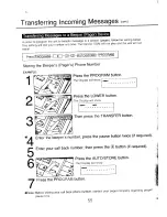 Предварительный просмотр 62 страницы Panasonic KX-T2740 - Easa-phone Integrated Telephone Mini-Cassette Answering System Operating Instructions Manual