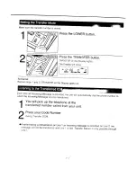 Предварительный просмотр 63 страницы Panasonic KX-T2740 - Easa-phone Integrated Telephone Mini-Cassette Answering System Operating Instructions Manual