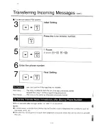 Предварительный просмотр 66 страницы Panasonic KX-T2740 - Easa-phone Integrated Telephone Mini-Cassette Answering System Operating Instructions Manual