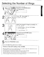 Предварительный просмотр 19 страницы Panasonic KX-T2740 - Easa-phone Integrated Telephone Mini-Cassette Answering... Operating Instructions Manual