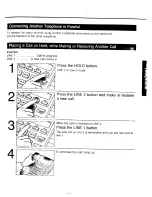 Предварительный просмотр 33 страницы Panasonic KX-T2740 - Easa-phone Integrated Telephone Mini-Cassette Answering... Operating Instructions Manual