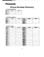 Preview for 120 page of Panasonic KX-T30810BE Installation Manual