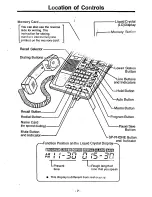 Предварительный просмотр 3 страницы Panasonic KX-T3155A Operation Manual