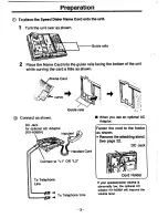 Предварительный просмотр 4 страницы Panasonic KX-T3155A Operation Manual