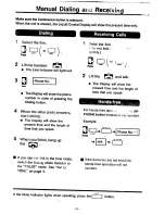 Предварительный просмотр 7 страницы Panasonic KX-T3155A Operation Manual