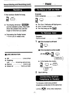 Предварительный просмотр 8 страницы Panasonic KX-T3155A Operation Manual