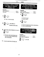 Предварительный просмотр 9 страницы Panasonic KX-T3155A Operation Manual