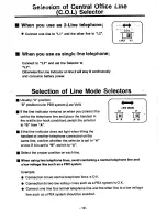 Предварительный просмотр 20 страницы Panasonic KX-T3155A Operation Manual